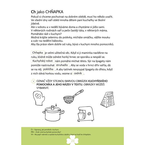 Slabikář se Čtyřlístkem - pracovní sešit