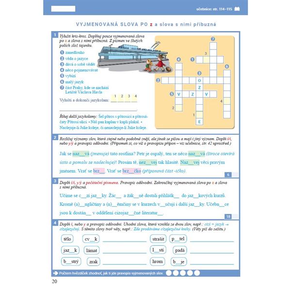 Pracovní sešit k Českému jazyku 3, 2. díl