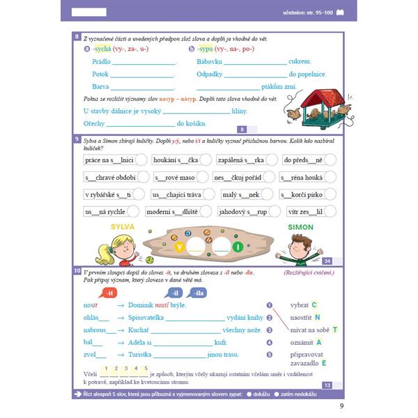 Pracovní sešit k Českému jazyku 3, 2. díl