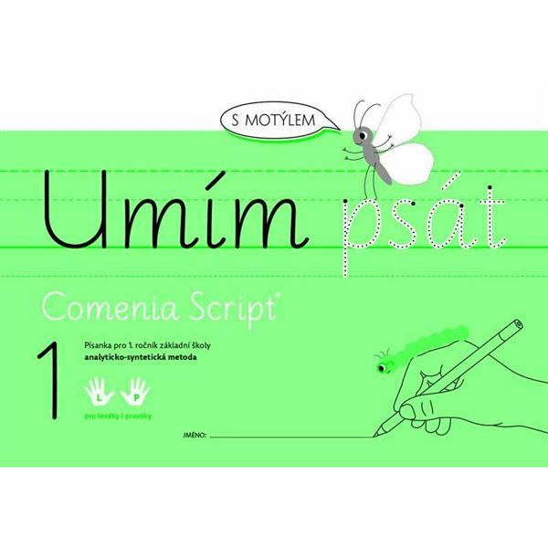 Umím psát s motýlem 1. a 2. díl (analyticko - syntetická metoda)