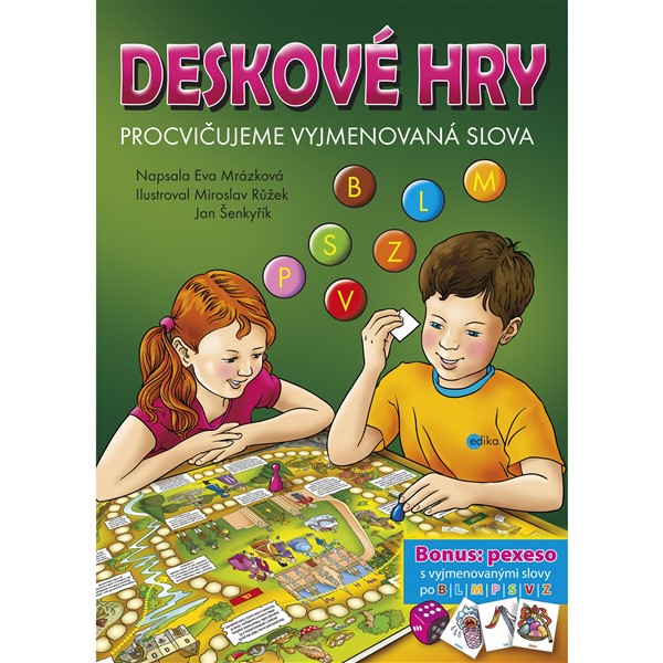 Deskové hry - procvičujeme vyjmenovaná slova (velké leporelo)  EDIKA