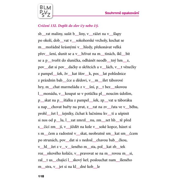 Poznej a procvič: Vyjmenovaná slova