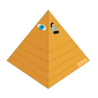 Až na vrchol pyramidy? - stavebnice pyramidy