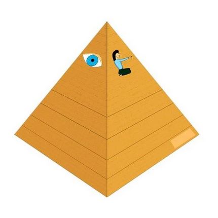 Až na vrchol pyramidy? - stavebnice pyramidy