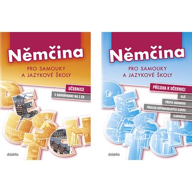 Němčina pro samouky a jazykové školy (učebnice + příloha + 3CD)