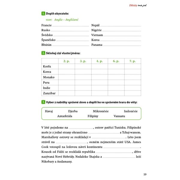 Diktáty trochu jinak (pro 8. a 9. třídu ZŠ)