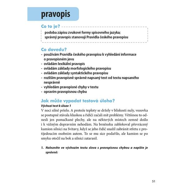 Slovníček pojmů z českého jazyka a literatury (pro 1. stupeň)