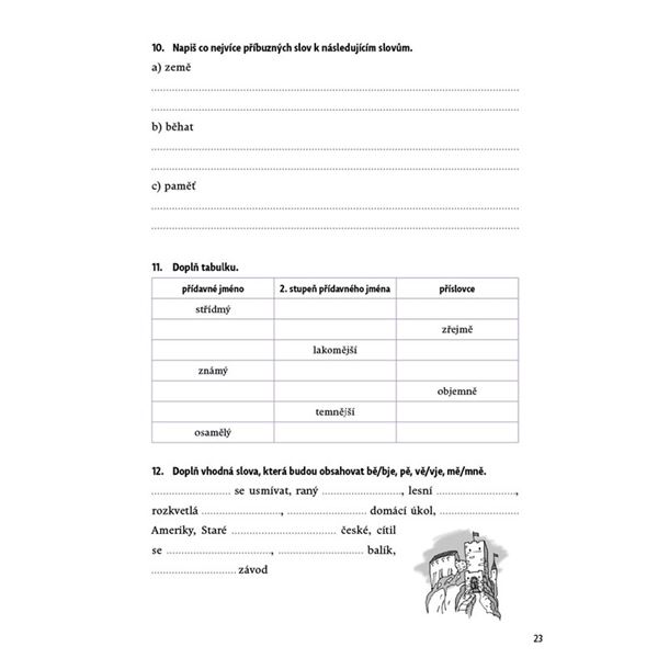 Procvičuj - S/z, mě/mně, ú/ů