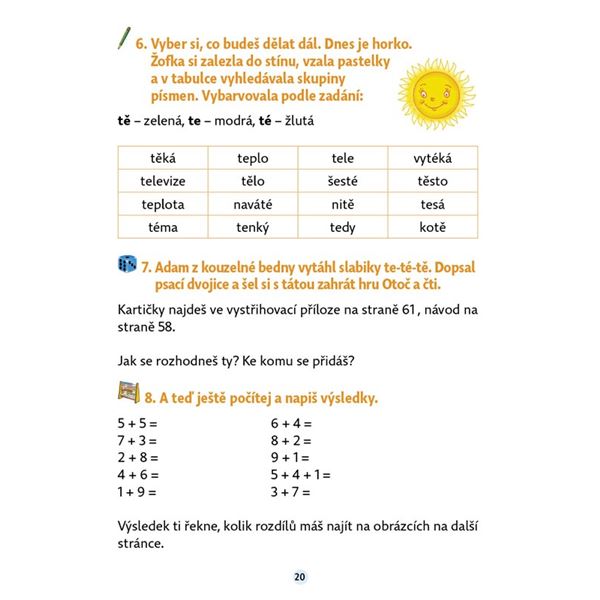 První třída v malíčku (Čj, Mat, Prv)