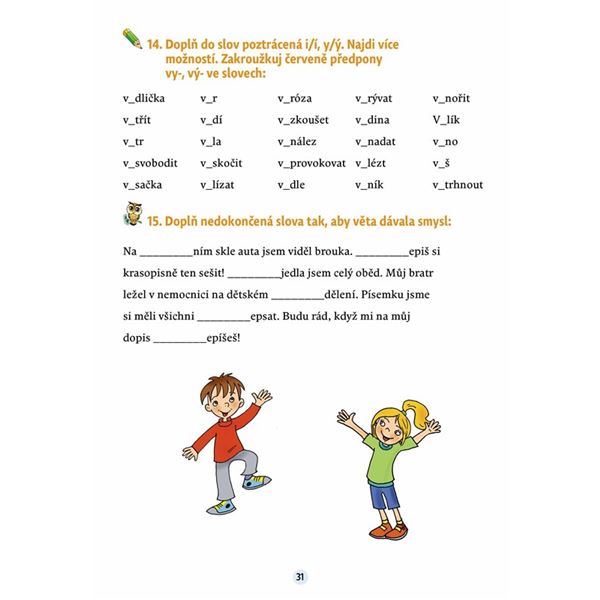 Český jazyk v malíčku pro 4. třídu