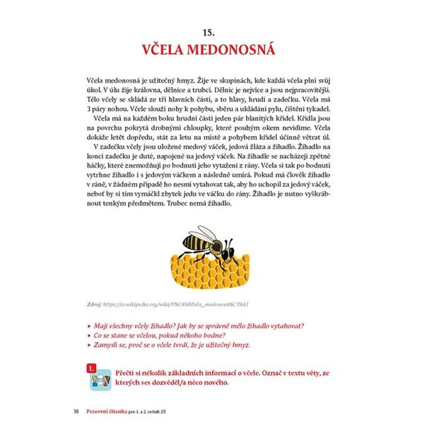 Pracovní čítanka pro 1. a 2. ročník ZŠ