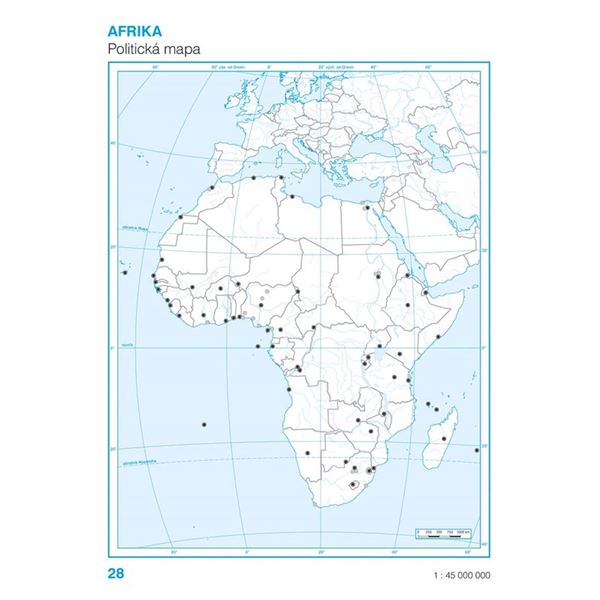 Slepé mapy Zeměpis