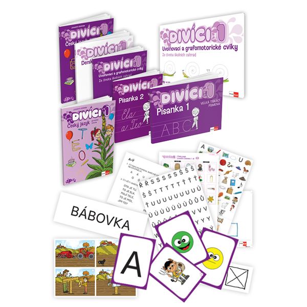 Divíci 1 - rozšířený učitelský balíček - Český jazyk GEN (vázané písmo)