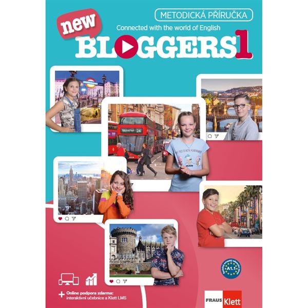 Bloggers new 1 (A1.1) – příručka učitele + MP3 ke stažení + učitelská licence (14 měsíců)