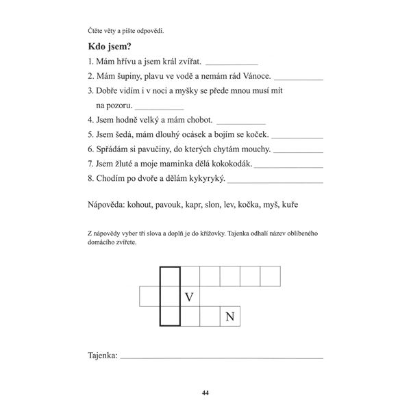 Moje druhé čtení pro radost a poučení - Pracovní sešit