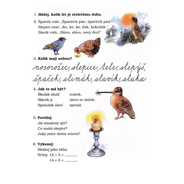 Pojďme si číst - 3. díl slabikáře