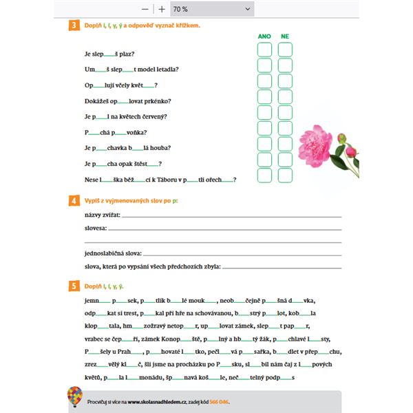 Český jazyk 3/1 (nová generace) - Hybridní pracovní sešit