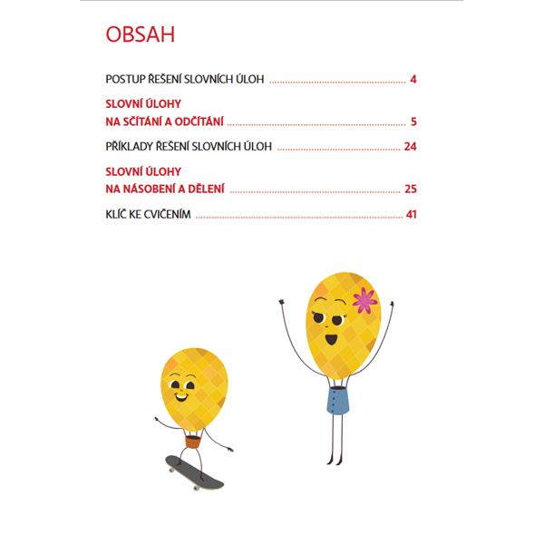 Slovní úlohy pro 3. a 4. ročník