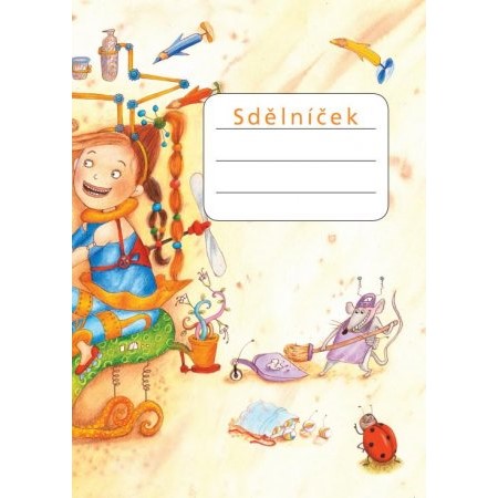 Sdělníček - žlutý (sci-fi - motiv 1)