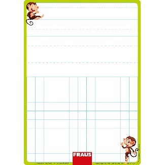 Stíratelná tabulka pro 1. ročník - nevázané písmo