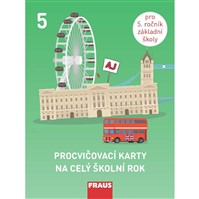 Procvičovací karty na celý školní rok 5 - angličtina