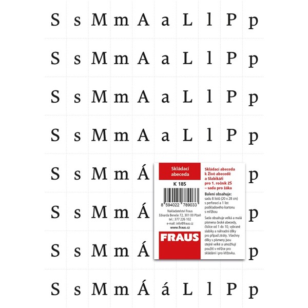 Skládací abeceda - nová generace - sada pro žáka