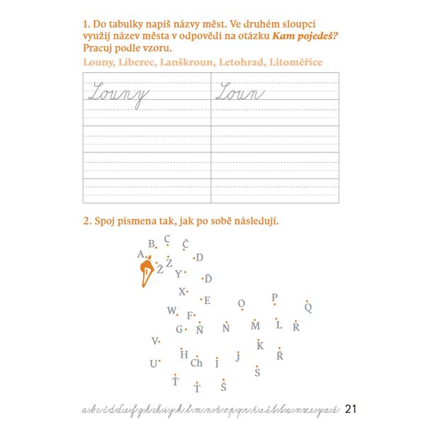 Písanka 2/1 NOVÁ GENERACE - vázané písmo 