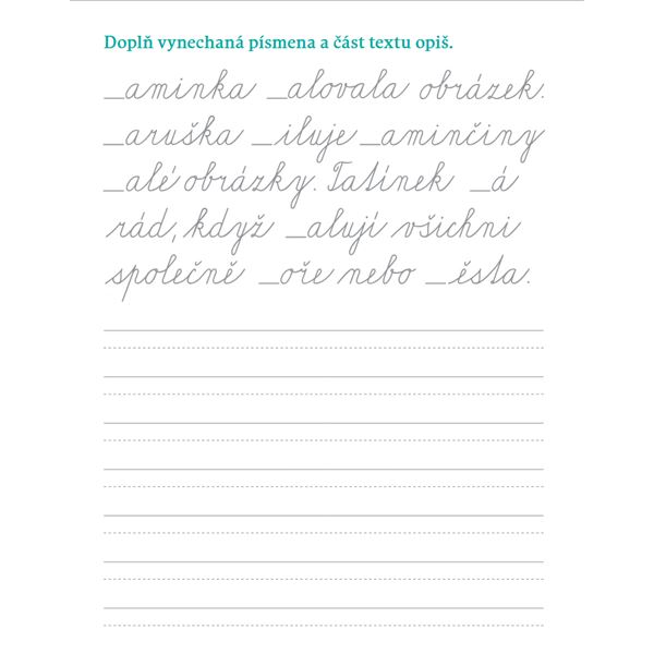 Písanka 2/2 NOVÁ GENERACE - vázané písmo 