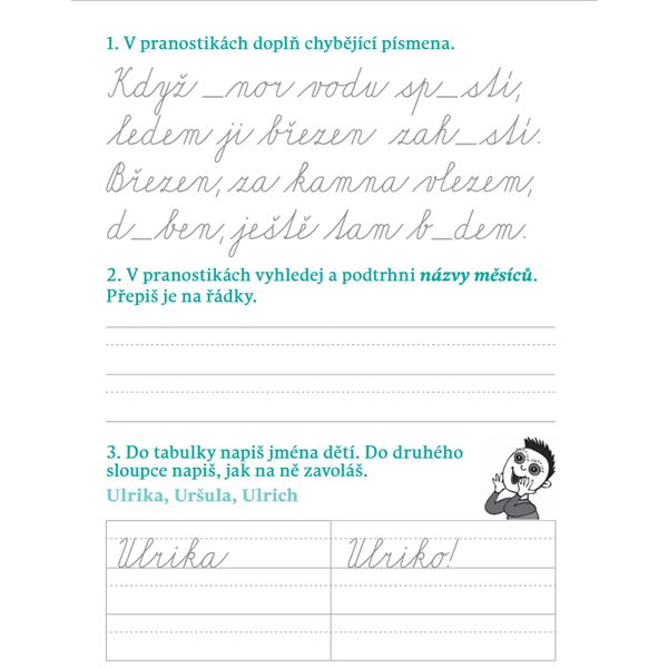 Písanka 2/2 NOVÁ GENERACE - vázané písmo 