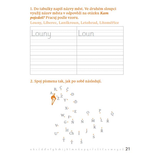 Písanka 2/1 NOVÁ GENERACE - nevázané písmo