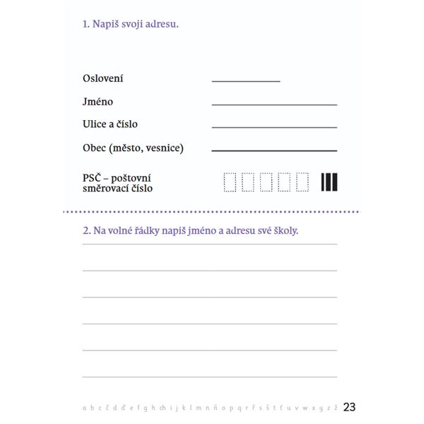 Písanka 2/3 NOVÁ GENERACE - nevázané písmo 