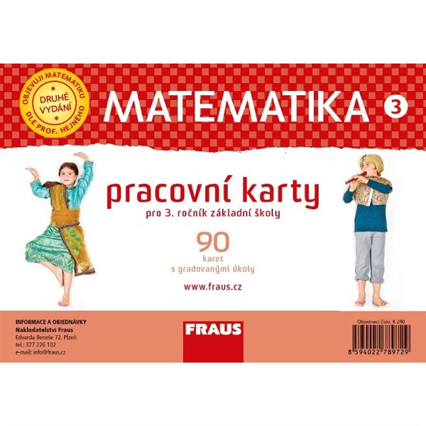 Matematika 3 NG - pracovní karty pro 3. ročník