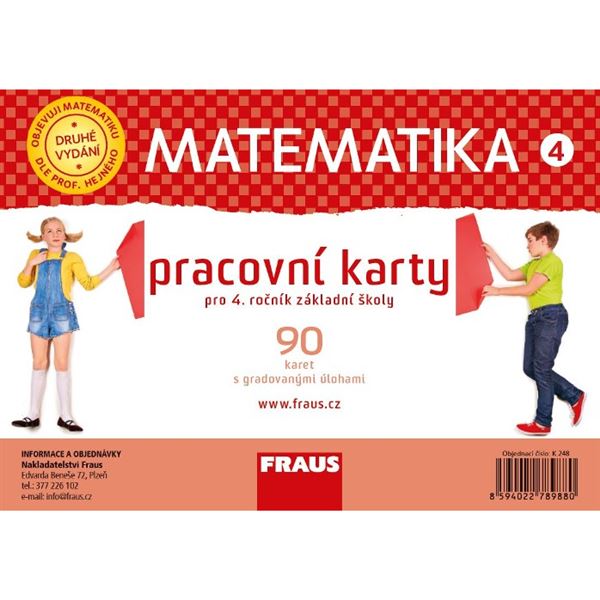 Matematika 4 NOVÁ GENERACE - pracovní karty pro 4. ročník