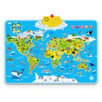 Interaktivní plakát - zvířecí mapa