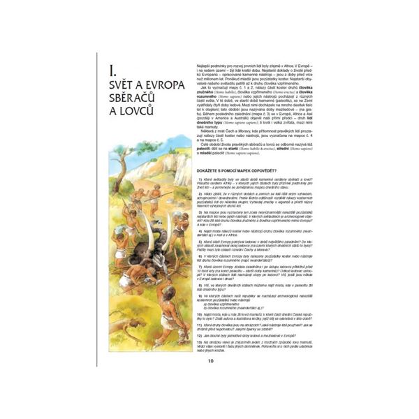 Pravěk, Starověk - dějepisný atlas