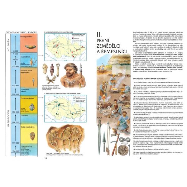 Pravěk, Starověk - dějepisný atlas