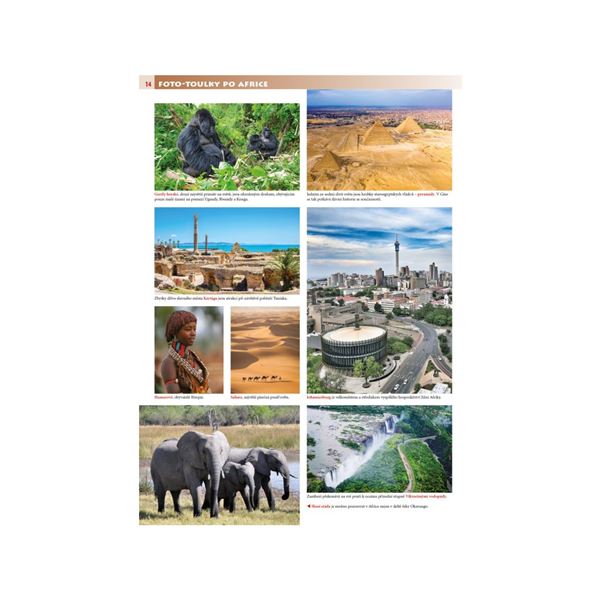 Afrika, Austrálie, Oceánie, Antarktida - sešitový atlas (6.vydání)