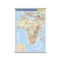 Afrika - školní nástěnná fyzická mapa 