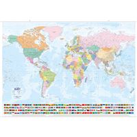 Svět – státy a území – nástěnná mapa