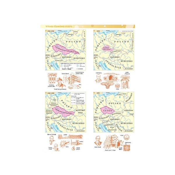 Vlastivědné mapy pro 1. stupeň ZŠ 