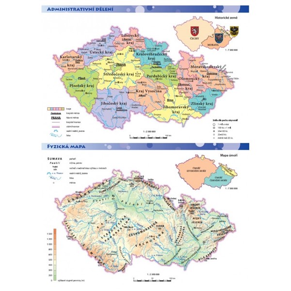 Vlastivědné mapy pro 1. stupeň ZŠ 