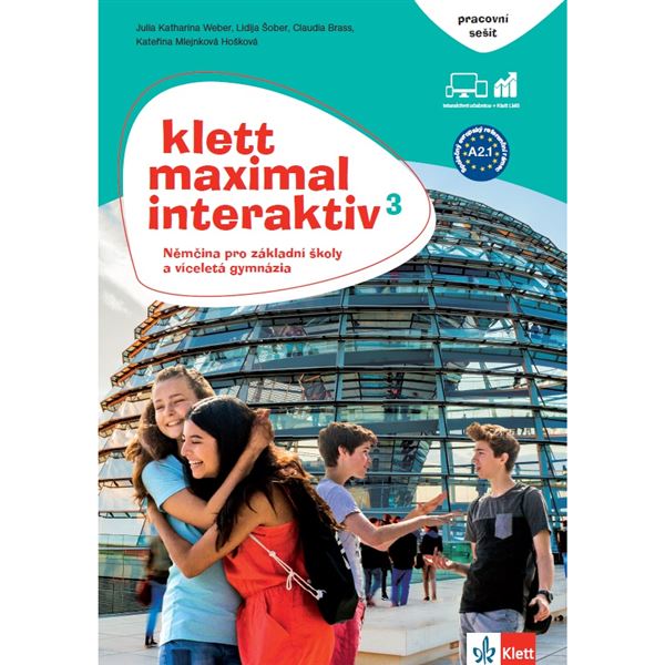 Klett Maximal interaktiv 3 (A2.1) - Pracovní sešit barevný + žákovská licence (18 měsíců)
