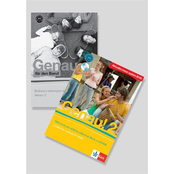 Genau! 2 (A2) - učebnice s prac. seš. + Beruf 