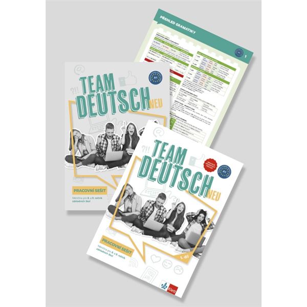 Team Deutsch Neu 1 (A1) – 2dílný pracovní sešit s gramatickým přehledem
