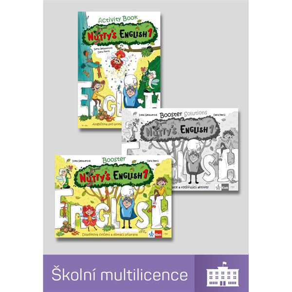 Nutty´s English 1 – učitelská multilicence (platnost 14 měsíců)