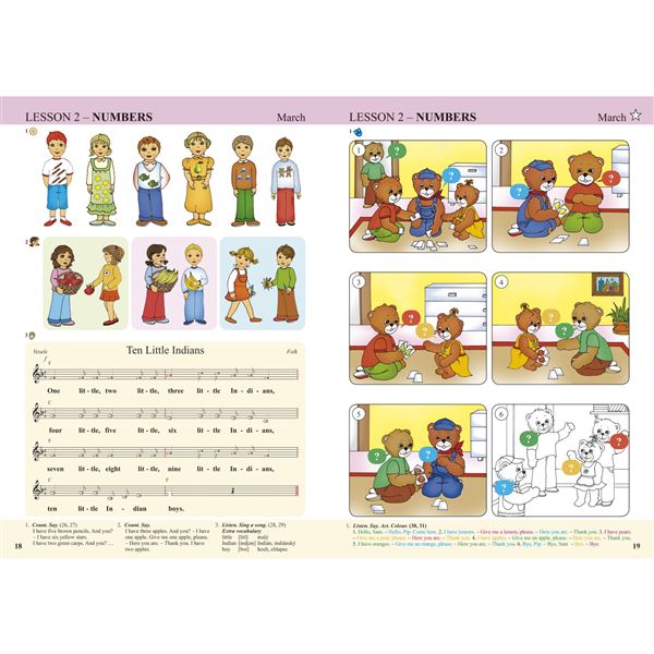 Listen and play - With Teddy Bears! 1. r. -  2. díl učebnice