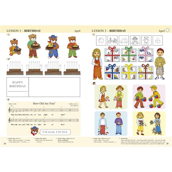 Listen and play - With Teddy Bears! 1. r. -  2. díl učebnice