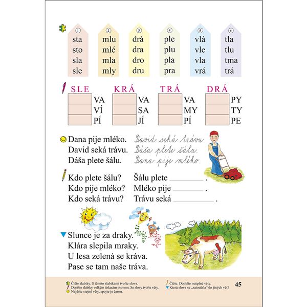 Slabikář tvrdá vazba (Duhová řada)