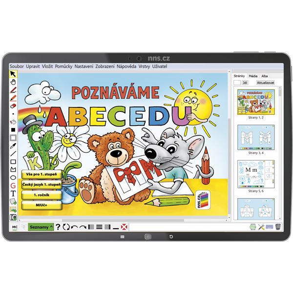 MIUč+ Poznáváme abecedu - školní licence pro 1 učitele, 1 rok