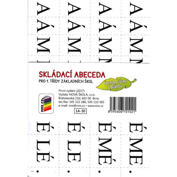 Skládací abeceda - Čteme a píšeme s Agátou